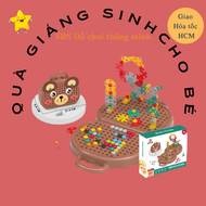 [Voucher 10k]Bộ đồ chơi kỹ sư lắp ráp - va ly đồ chơi vặn ốc vít có khoan dùng pin