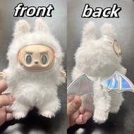 ขายร้อน ตุ๊กตาเลียนแบบ 1:1 สีชมพู Labubu Monsters Mokoko Series ดอกไม้ฤดูใบไม้ผลิ Sweetheart กล่องตา