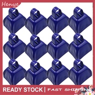 Henye 12 Pack Cowbells 3 Inch Metal Cowbell Noise Makers Sporting Events Small Cow Bell for Football