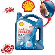 100%ORIGINAL Shell Helix HX7 5W30 SN PLUS Semi Synthetic Engine Oil (4L) 5W-30