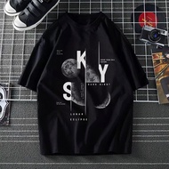 POPCLOSET SIZE S-2XL_ SKY TSHIRT WOMAN MAN T SHIRT BAJU PEREMPUAN LELAKI COTTON OVERSIZE PLUS SIZE T