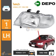 ไฟหน้า HONDA CITY ปี 1996-1998 ซิตี้ TYPE-S ราคา1ข้าง มีตัวเลือก ยี่ห้อ DEPO (217-1121L-LD 217-1121R