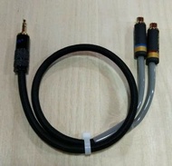 HiFi Grade 3.5mm to RCA Cable, 3.5mm male to RCA female, 3.5mm轉RCA訊號線