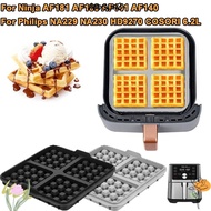 ANXSUN3 1pcs Air Fryer Waffle Maker, Reusable Square Waffle Baking Mold, Silicone Waffle Mould for N