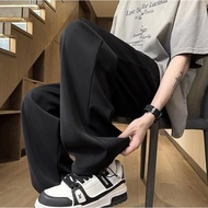 ♞ACHSAWAKE Men's Pants Trend Pants Korean Version Loose Wide Leg Trousers