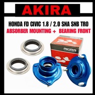 Honda Civic 1.8 2.0 FD SNA TRO Absorber Mounting Front 51920-SNA-023 Suspension