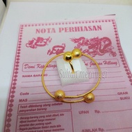 SULTAN MERANGGI -Gelang Free Cincin Terbuat Dari Koin Logam Tahun 1991 Anti Luntur anti KaratGelang