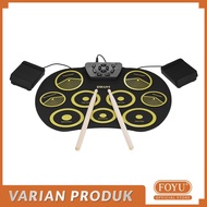 DRUM ELEKTRIK PHIP MAINAN ANAK DRUM PORTABLE USB