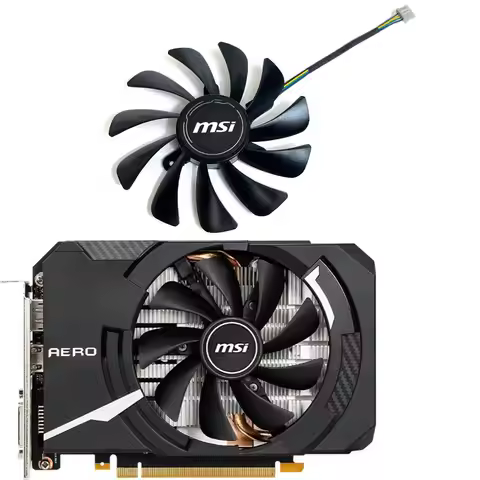 NEW 95MM GTX 1660、RTX 2060 AERO ITX GPU FAN,For MSI GTX 1660、1660S、1660Ti AERO ITX、RTX 2060、2070 AER