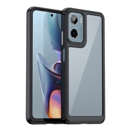 For Motorola Moto G05 G15 G35 G55 G75 G85 Shockproof Bumper Clear Transparent Colour Acrylic Case Co