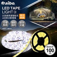 aibo LIM5 USB高亮度黏貼式 LED防水線控開關軟燈條-100cm 軟燈條 植物燈 燈管條 聖誕燈 水管燈
