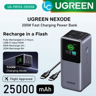 UGREEN Nexode PowerBank 25000mAh 200W PD 3.1 Laptop Fast Charging Charger Smart Display Power Bank (