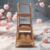 Bakul Rotan/ Bakul bawang 3 Tingkat/Bakul bawang 2 Tingkat/Bakul Bawang Viral/Bakul bawang petak