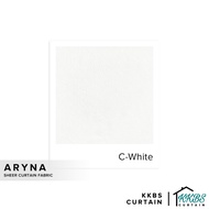 KKBS CURTAIN Aryna 118'' Kain Langsir Sheer Potong Meter (Aryna Sheer Curtain Fabric 118'' Cut by Me