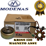 🔥100% ORIGINAL MODENAS KRISS 120 ACE115 CT115 CT110 FUEL COIL MAGNET MAGNETO ASSY (1 SET - FUEL COIL