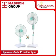 Maspion Stand Fan 2in1 EX-167 S Kipas Angin [16 Inch]