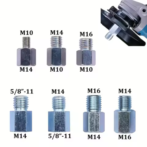 Adapter Different Thread Diamond Core Bits Drill Grinder Cutter M14 to M10 or M14 to 5/8-11 or 5/8-1