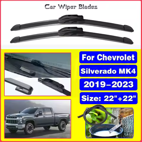 Car Front Wiper Blades For HSV GMSV Chevrolet Silverado Cheyenne T1XX MK4 2019 - 2023 Window Windshi