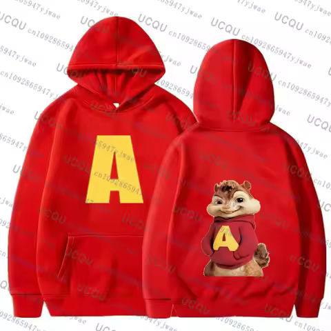 Alvin and The Chipmunks 2026 Fashion Hooded Sweatshirt Women Men's Hoody Alvin Chipmunk Halloween Co