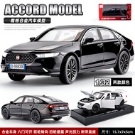 Jiaye 1: 32 Honda Accord Six-Open Door Simulation Car Model Children's Toy Car Pull Back Collection 