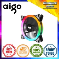 AIGO DR11 Rainbow LED Dual Ring Fan