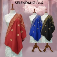 Selendang Corak |Songket Athirah | Songket Tenun |100% Cotton| veil Muslimah | Songket Veil