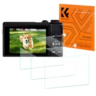 K&F Concept camera screen protector*3+vacuum cleaning cloth, four-piece set, suitable for Canon G9X 
