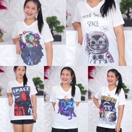 Triple M Store V-Neck T-Shirt White Does Not Shrink Stretch Or Sag. Tm-888 There Are 9 Designs Size 