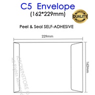 C5 Envelope White 162*229mm (Loose Pieces)