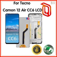 6.55" For Tecno Camon 12 Air CC6 LCD Display Touch Screen Digitizer