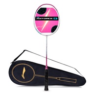 Li-Ning Axforce 9 Strung Badminton Racket (White/Pink)