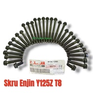 Y125zr Skru Enjin Bunga / T8 Engine Screw Complete Set