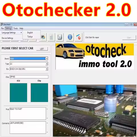 Hot selling Immo Software Otochecker 2.0 OTO Checker Cleaner Advanced Immo Repair System for Immobil