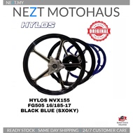 Hylos Sport Rim 17" NVX NVX155 V1 / V2 FG511 FG505 1.6/1.85 Black Hitam Kilat