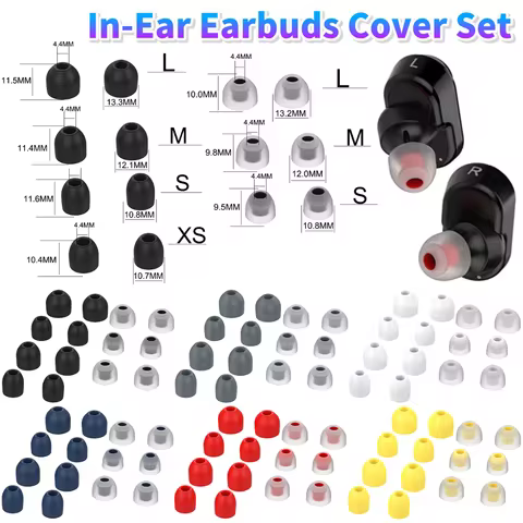 For Sony WF-1000XM4 WF-1000XM3 Waterproof Replacement Earplug Ear Tips Pads Set Silicone In-Ear Earp