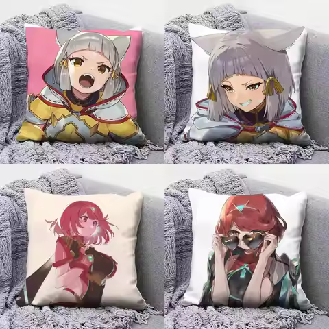 Game Xenoblade Chronicles 2 Home Sofa Cushion Covers and Aecorative Custom Pillow Covers