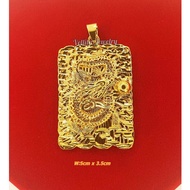 [VJ]Pendant "Dragon" 999.9 Bangkok Gold Plated Pendant DG <Loket Naga>