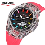 SKMEI 2411 Electronic Watch Fashion Sport Men's Wristwatch Daylight Saving Time Countdown Digital Wa