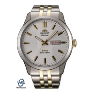 Orient RA-AB0012S Automatic Stainless Steel Japan Movt White Dial Two Tone Men's Watch