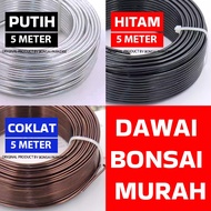 dawai bonsai murah 5 meter  bonsai wire craft wire dawai kraf   盆景线 aluminium wire MURAH