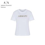 AX Armani Exchange เสื้อยืดผู้หญิง รุ่น AX 6DYT36 YJ7VZ1000 - สีออฟไวท์