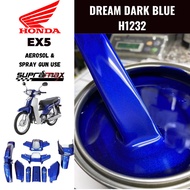 [HONDA EX5 Dream Dark Blue H1232 ] Cat Motor Aikka DIY Aerosol Cat Spray Motor Blue 蓝色 Motor Cover| Motor Paint