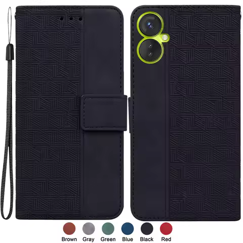 For Tecno Spark 9 Pro KH7 6.6" Capa on for Funda Tecno Spark9 Pro Case Fashion New Magnetic Geometri