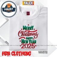 MERRY CHRISTMAS HAPPY NEW YEAR 2025 Aesthetic Statement Tshirt Unisex ioi5*- 1o2i c0D