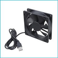 UTAKEE 5V USB Cooling Fan 90x90x25mm Low Noise  Airflow for PC Case Server