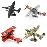 Colorful Airplane 3D Puzzle U2 Fighter B-24 Bomber P51 Mustang Spacecraft Metal Jigsaw Apollo Lander