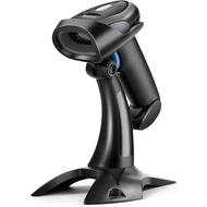 Eyoyo 1D 2D QR Code USB Wired Barcode Scanner with Stand Handheld Scanner for Inventory Management P