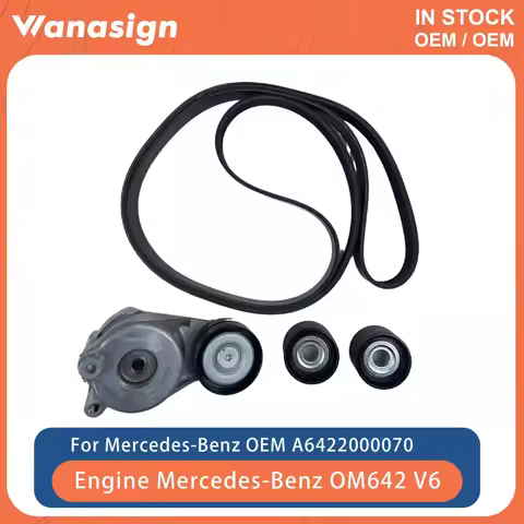 Tensioner Idler Timing Belt Kit Fit 3.0 L For Mercedes-Benz C300 G320 E280 E350 642 OM642 Jeep 300C 