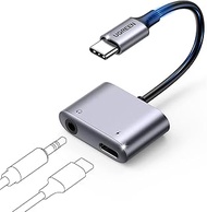 UGREEN USB C to 3.5mm Headphone and Charger Adapter 2 in 1 Type C to Aux Audio Jack with PD 3.0 60W 