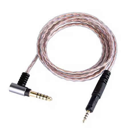 For Audio Technica M40X M50X M60X M70X Earphone Replaceable 4.4mm 3.5mm 2.5mmBalanced Single Crystal